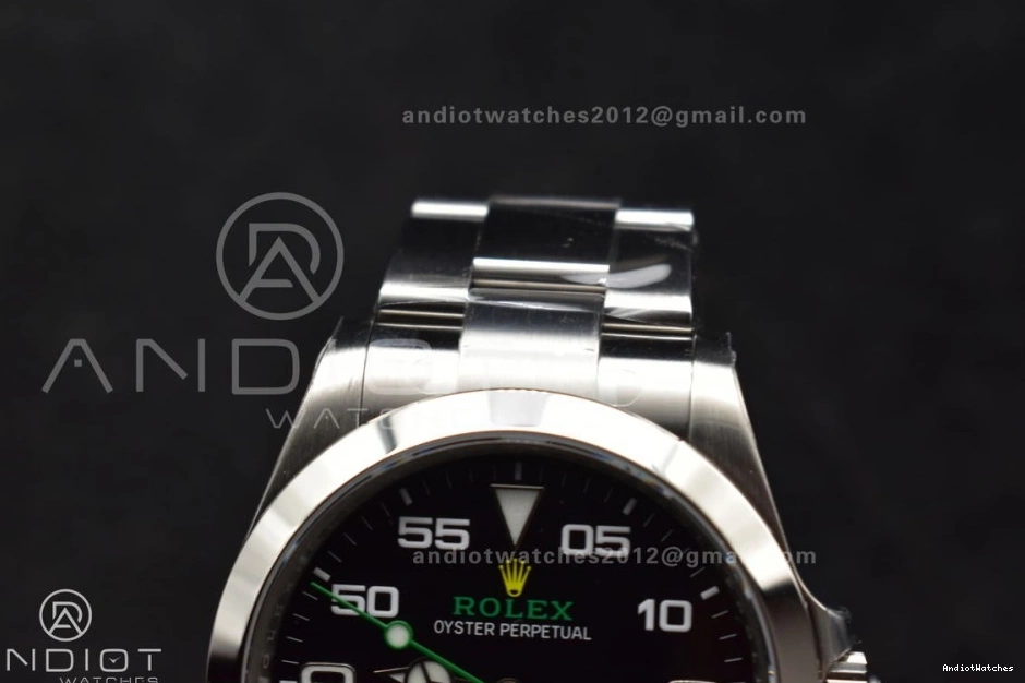 Edition 1:1 VS VSF SS Best 509 Black Bracelet 904L on Air-King 126900 Dial SmoothTexture Steel 0816